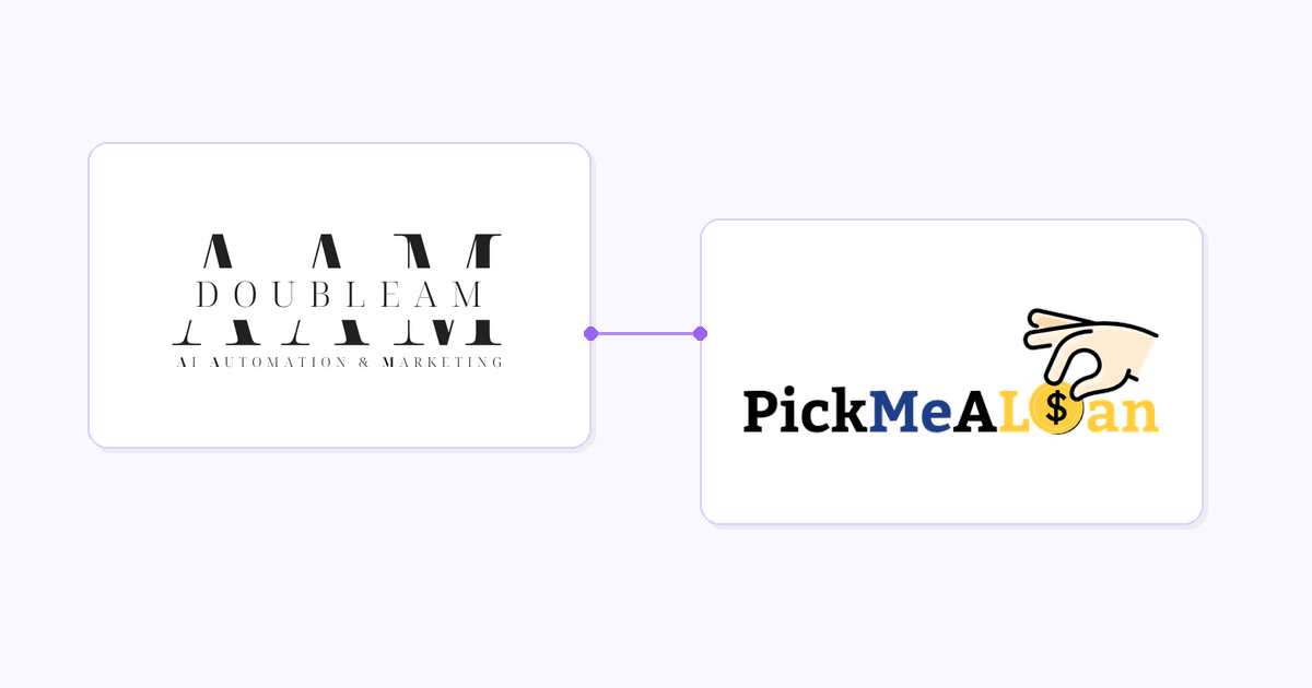 PickMeALoan Is Built and Operated by DoubleAM